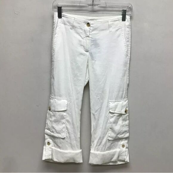Theory Women’s Cargo Capri Pants Size 6 - Picture 1 of 14